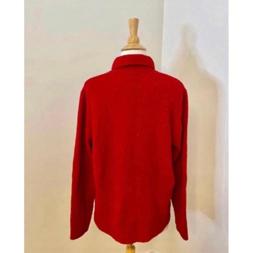 Basic Editions Sparkly Red‎ Sweater - Picture 4 of 6